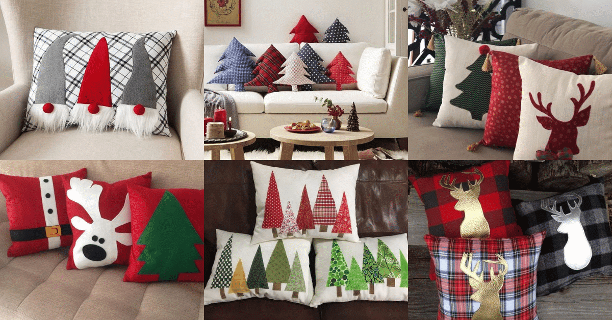 diy christmas pillows ideas