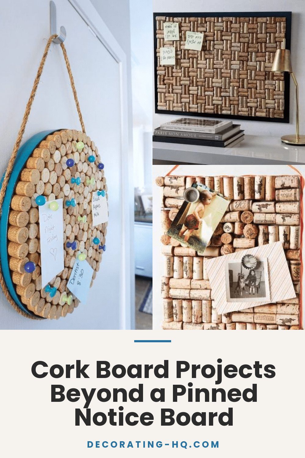 Cork Board Projects Beyond a Pinned Notice Board