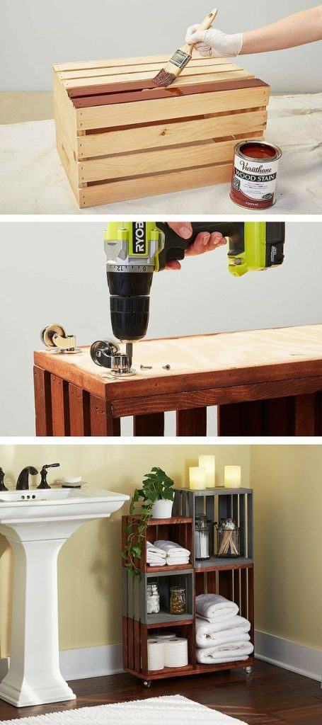 10+ Fantastic DIY Crate Furniture Designs