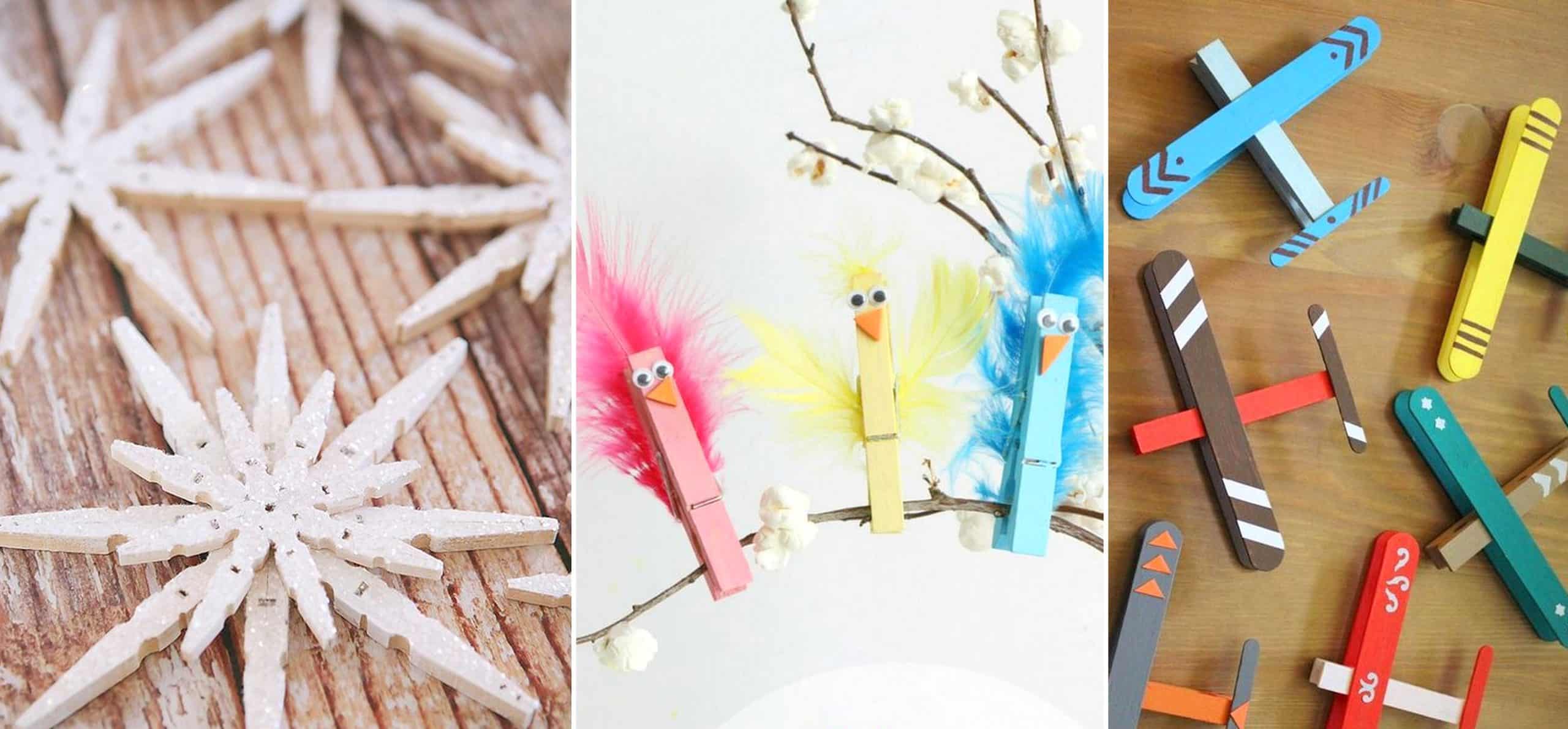 20+ Creative Clothespin Crafts