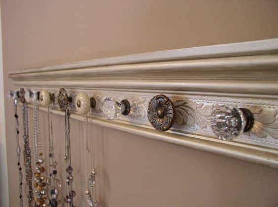 Make a beautiful coat rack to add charm to your home decor