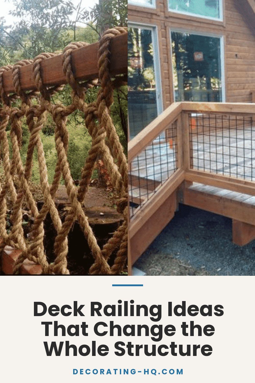 Deck Railing Ideas That Change the Whole Structure