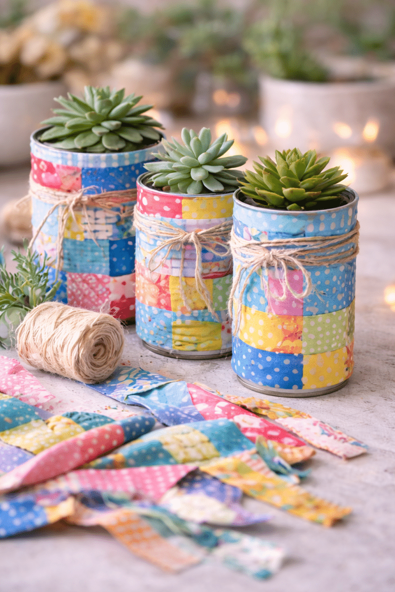 diy decor ideas with fabric scraps 4