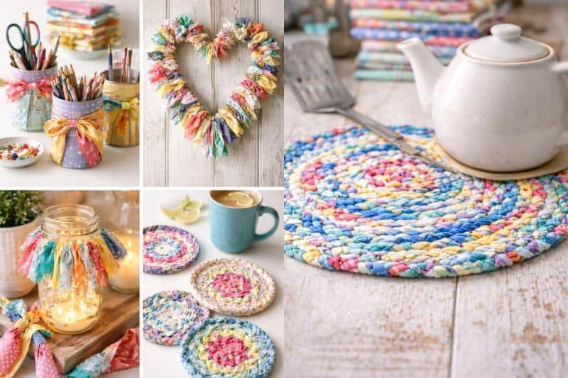 Creative DIY Decor Ideas with Fabric Scraps diy decor ideas with fabric scraps