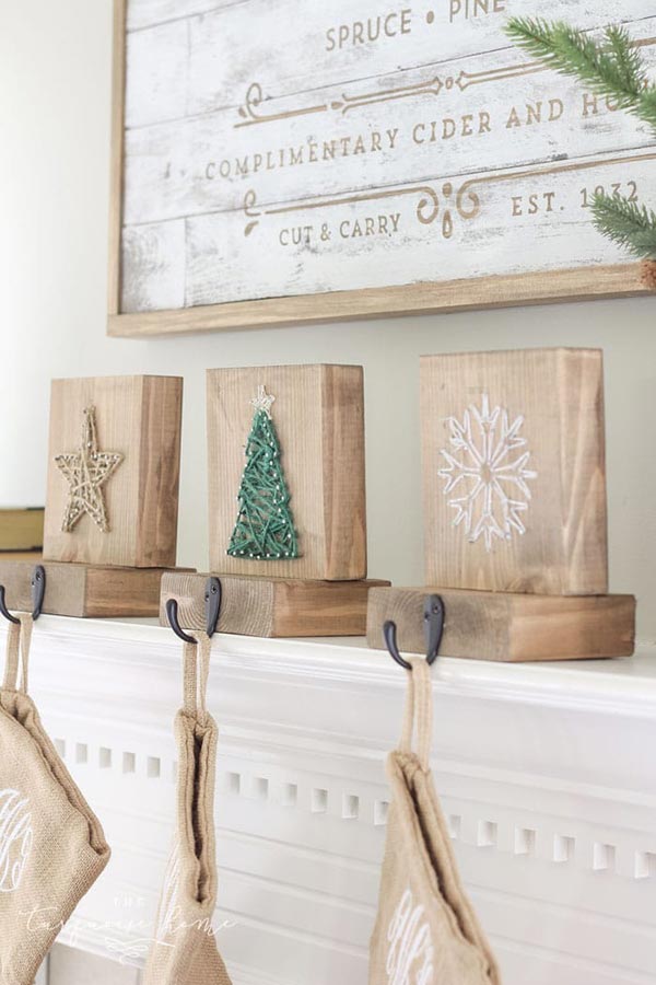 diy farmhouse christmas decoration rustic 1