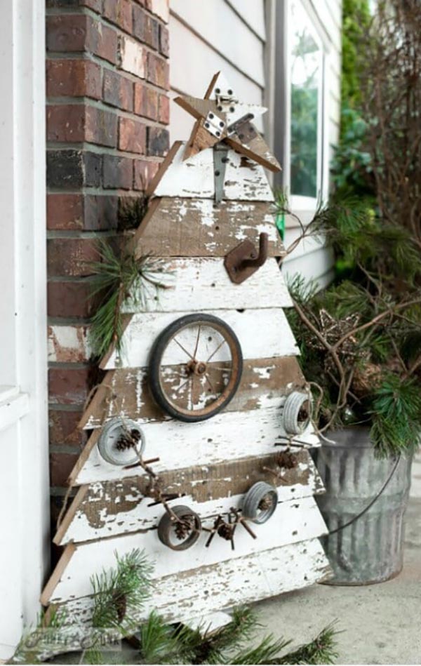 diy farmhouse christmas decoration rustic 5
