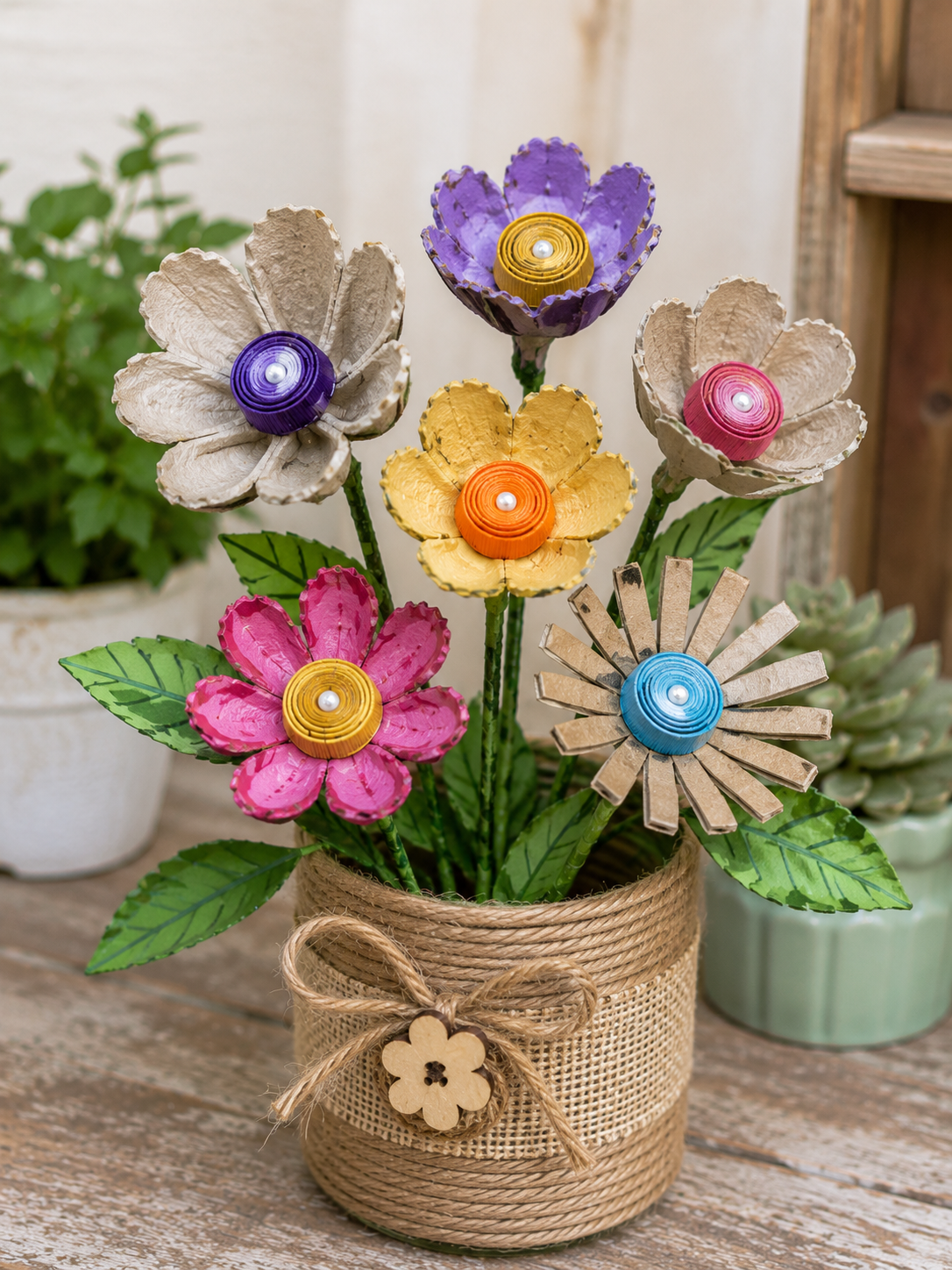 DIY Flowers Made From Recycled Materials For Garden and Home DIY Flowers Made From Recycled Materials For Garden and Home diy flowers made from recycled materials for garden and home 4