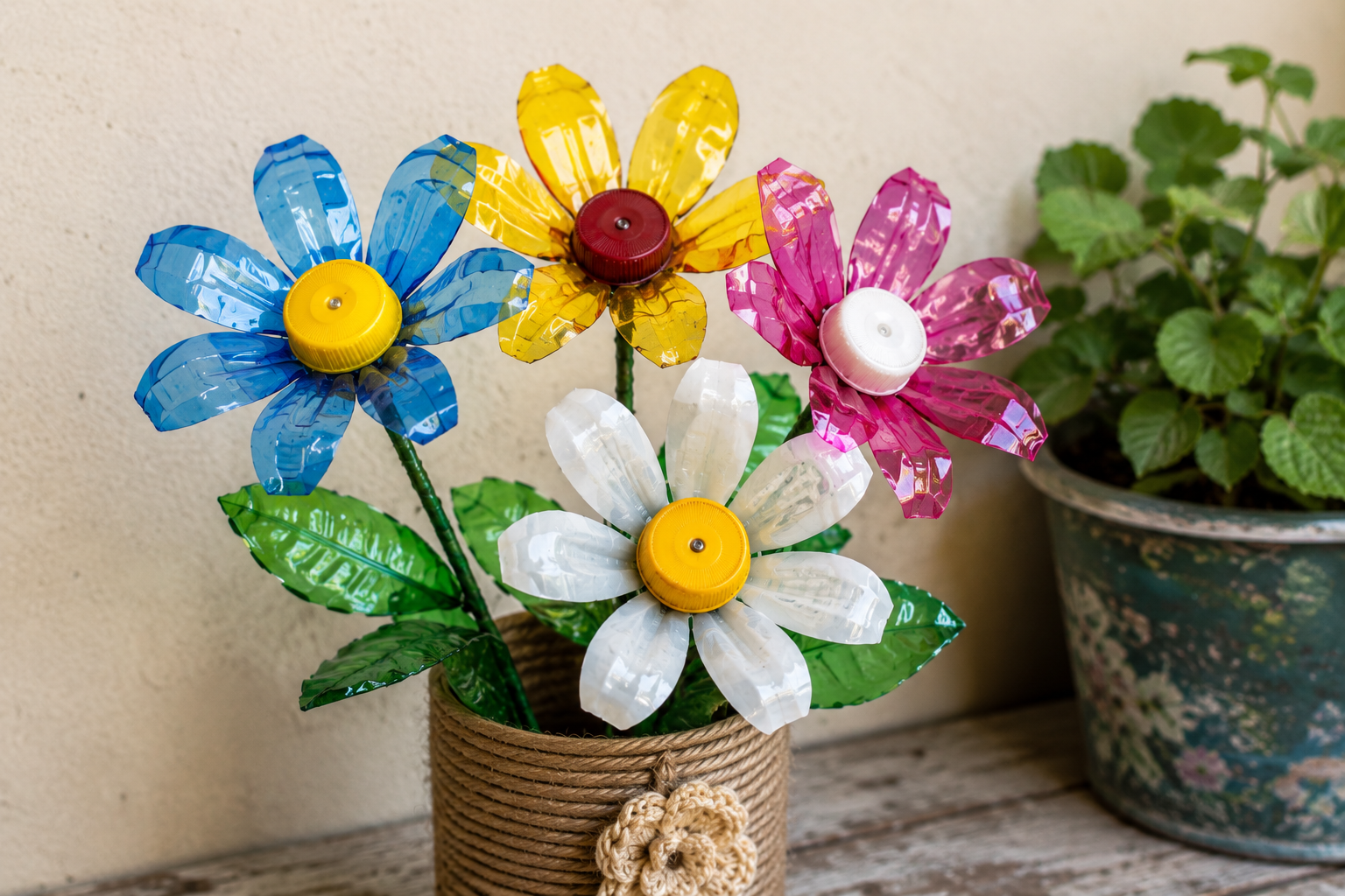 DIY Flowers Made From Recycled Materials For Garden and Home DIY Flowers Made From Recycled Materials For Garden and Home diy flowers made from recycled materials for garden and home 6