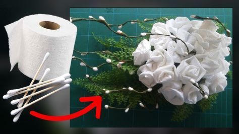 diy flowers made with toilet paper 6