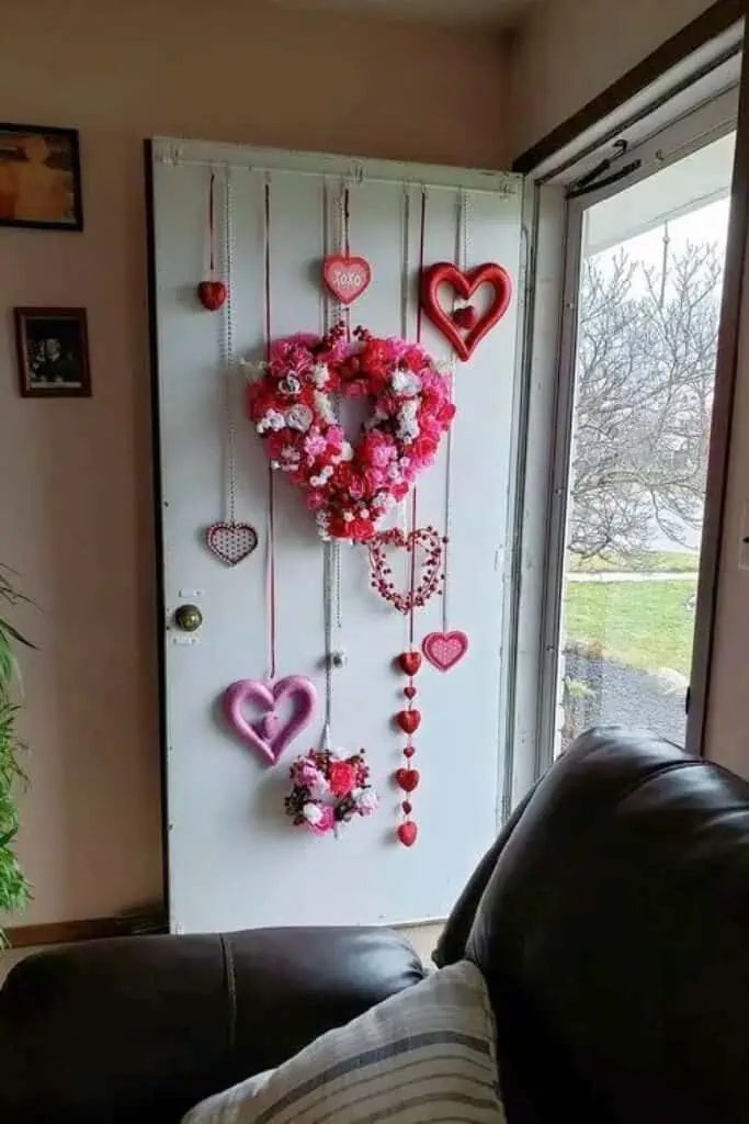 diy front porch decoration ideas for valentines day 8