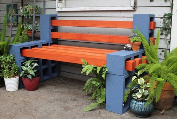 20+ Pretty & Awesome DIY Front Yard Benches