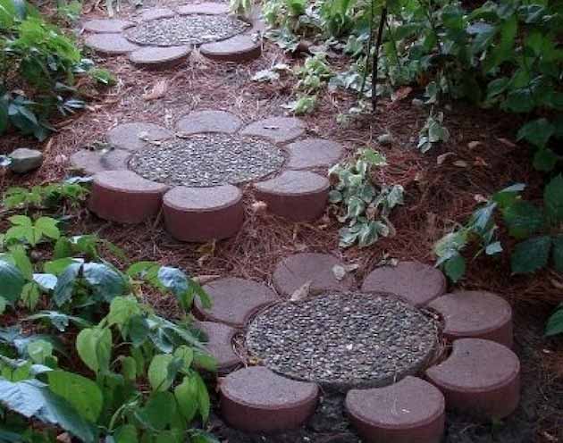 diy garden pathway ideas 1