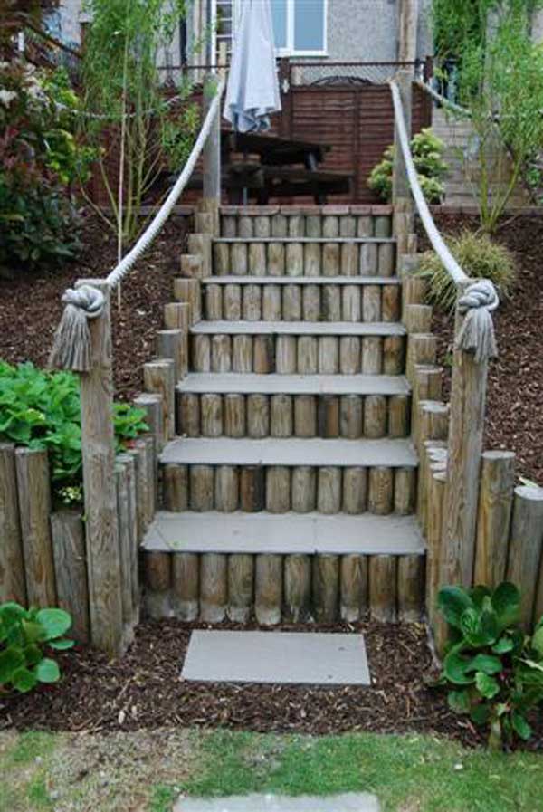 diy garden stairs and steps upgrade your outdoor space 5