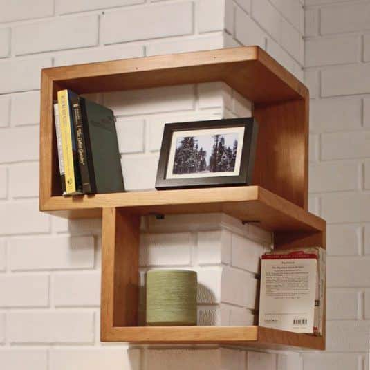 13+ Inspiring Unconventional Geometric Shelves