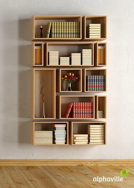 13+ Inspiring Unconventional Geometric Shelves