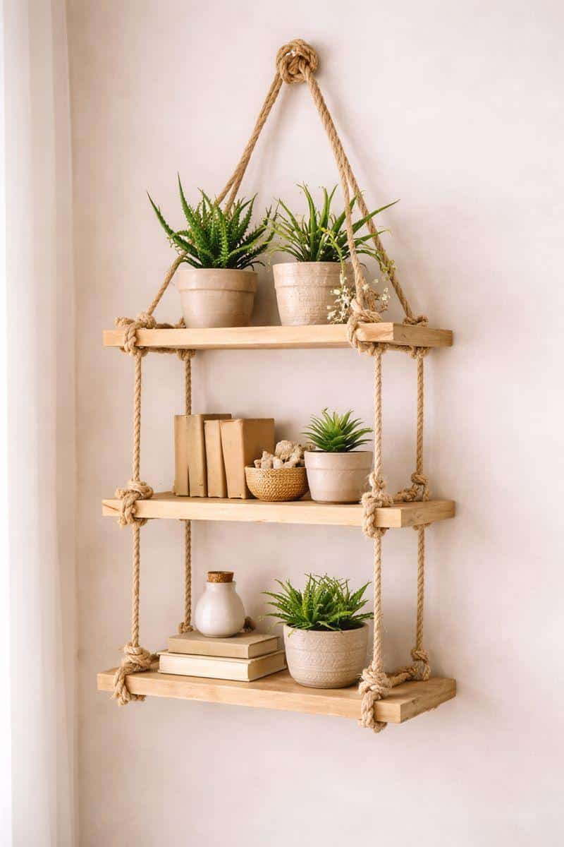 diy home decor ideas with rope 1