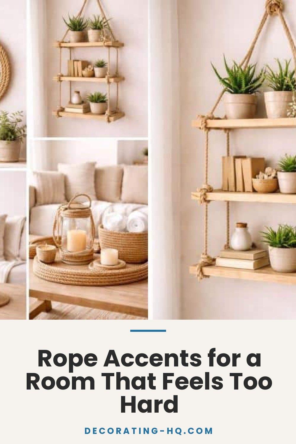 Rope Accents for a Room That Feels Too Hard