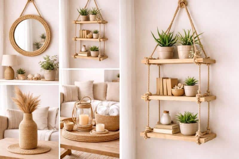 DIY Home Decor Ideas With Rope: Timeless, Textured & Surprisingly Modern diy home decor ideas with rope