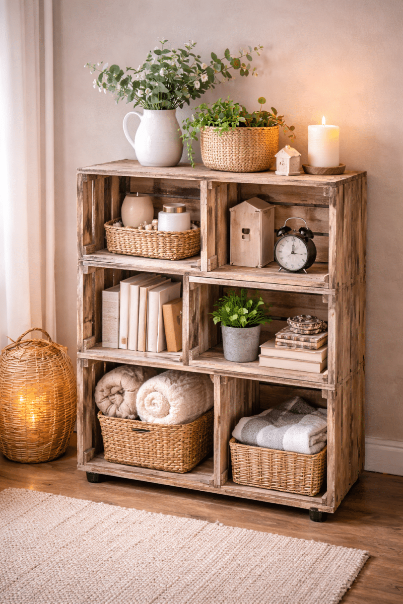 diy ideas using wooden crates 2