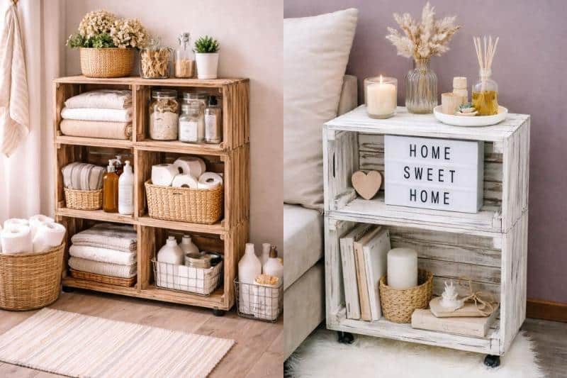 DIY Ideas Using Wooden Crates: Get Creative diy ideas using wooden crates