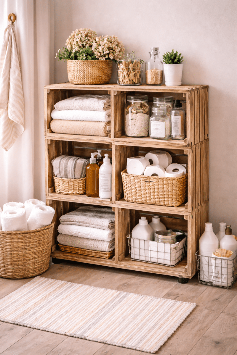 diy ideas using wooden crates