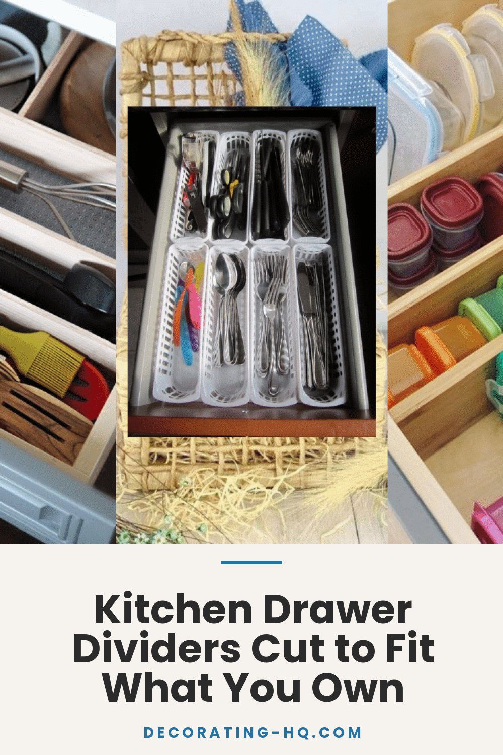 Kitchen Drawer Dividers Cut to Fit What You Own