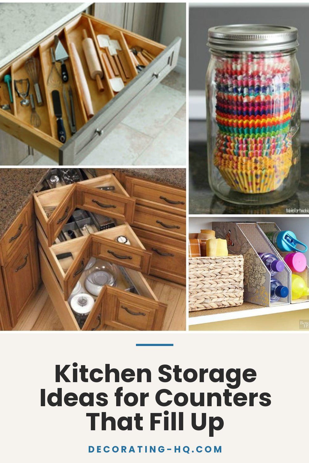Kitchen Storage Ideas for Counters That Fill Up
