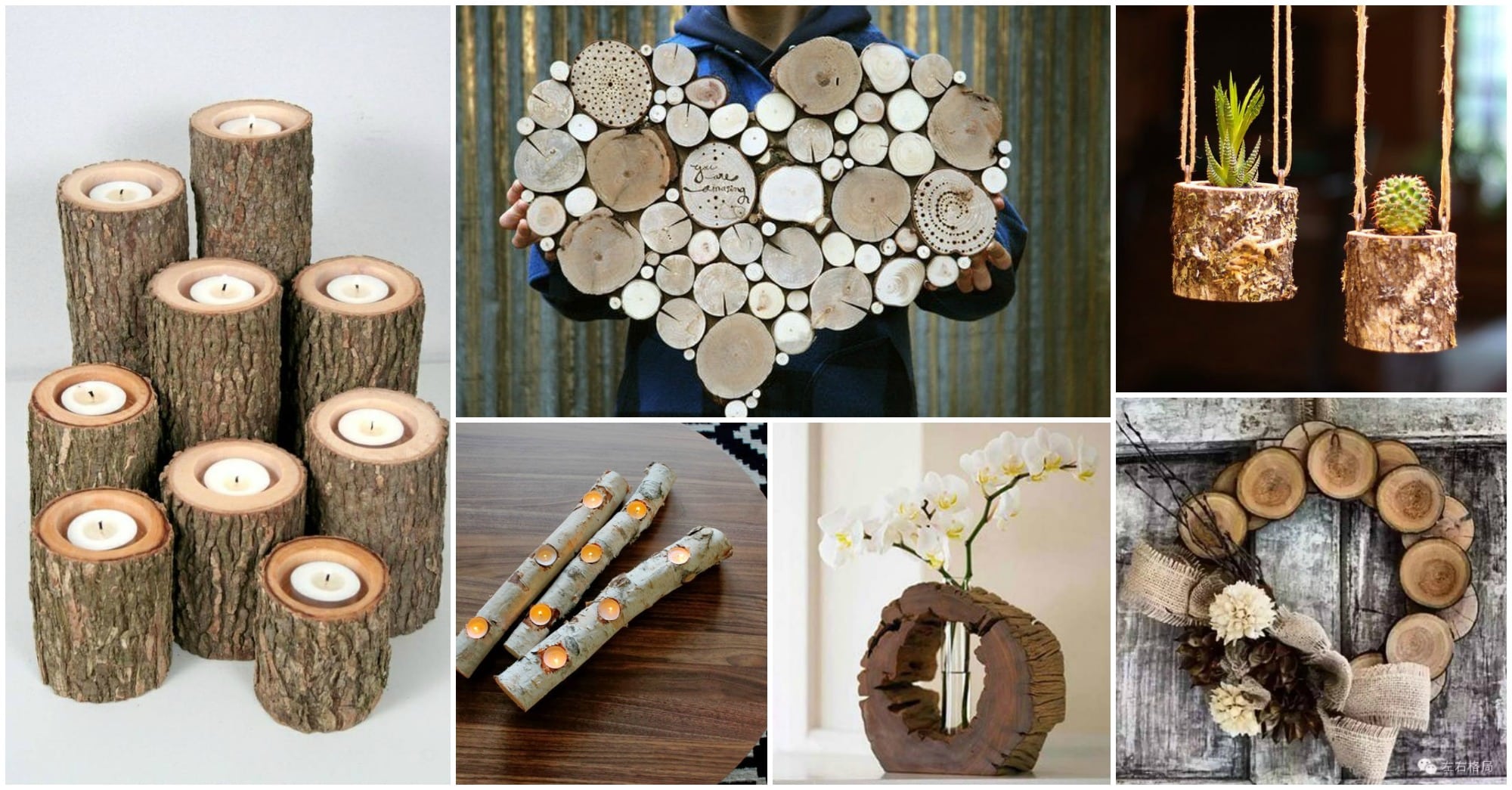 diy log crafts