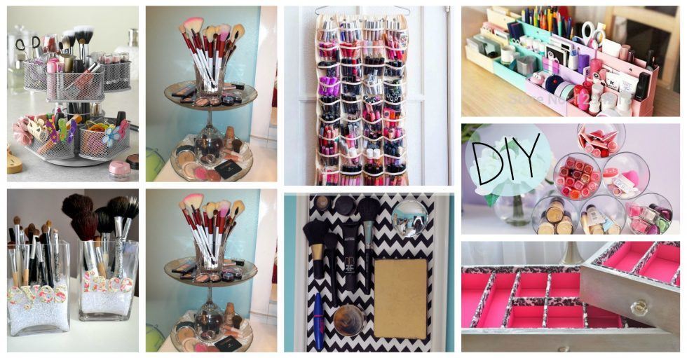 diy makeup storage ideas