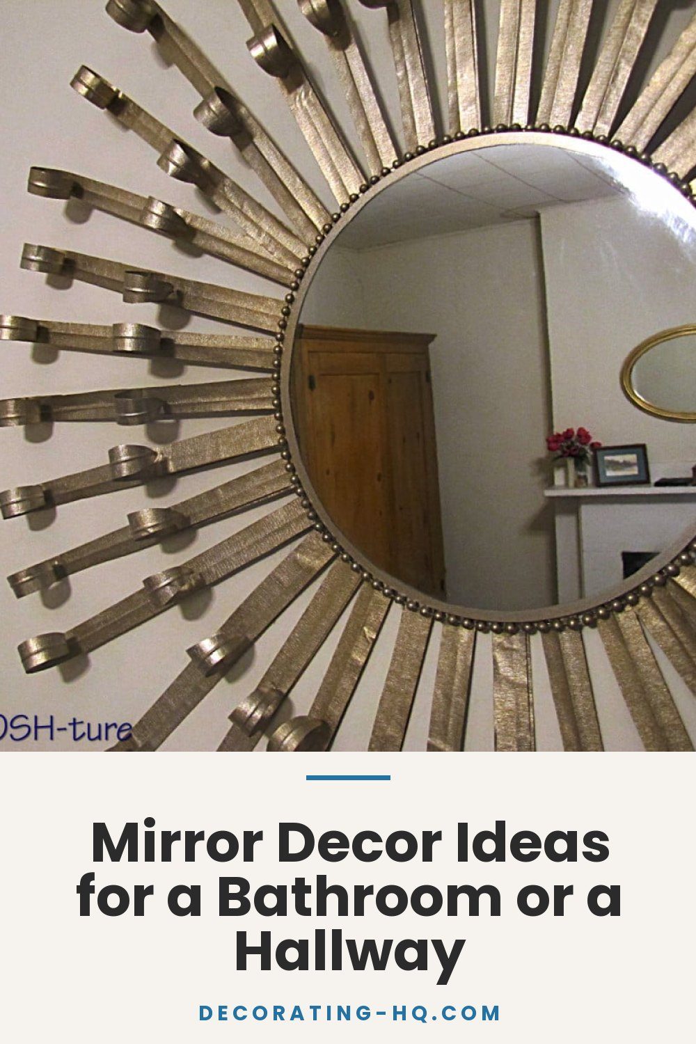 Mirror Decor Ideas for a Bathroom or a Hallway