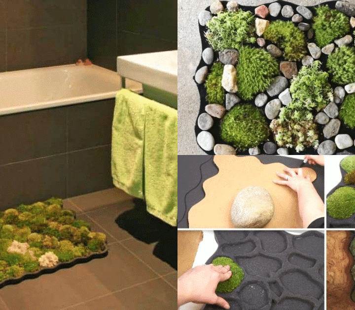 Moss Bath Mat DIY  Directions, Ideas & Benefits