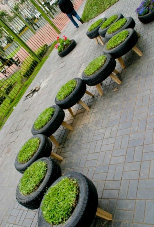 diy old tyres reuse 8