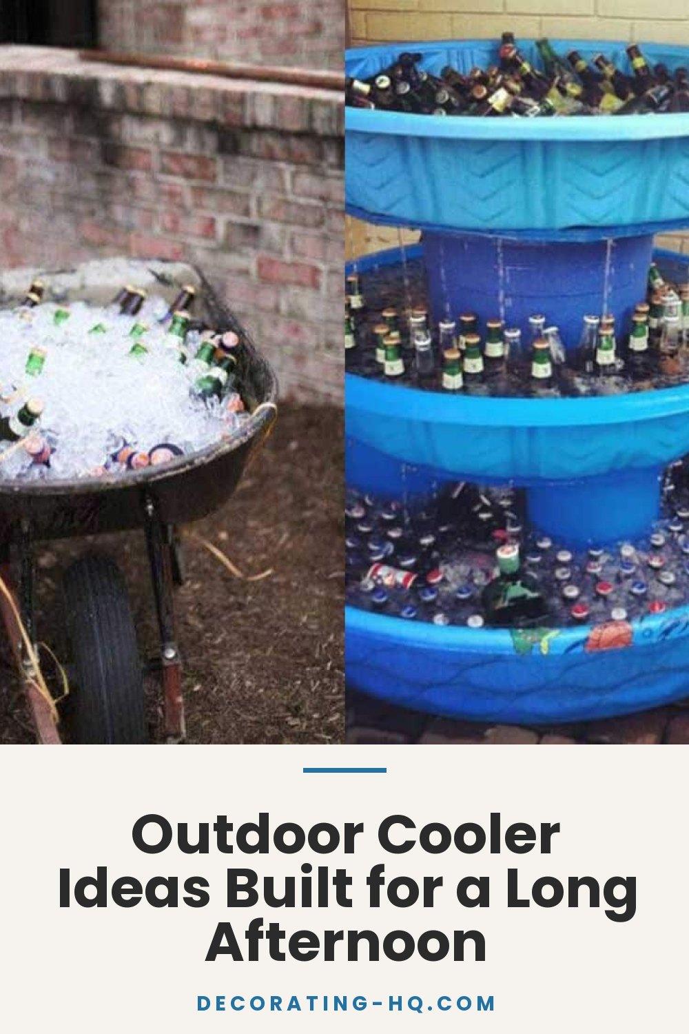 Outdoor Cooler Ideas Built for a Long Afternoon