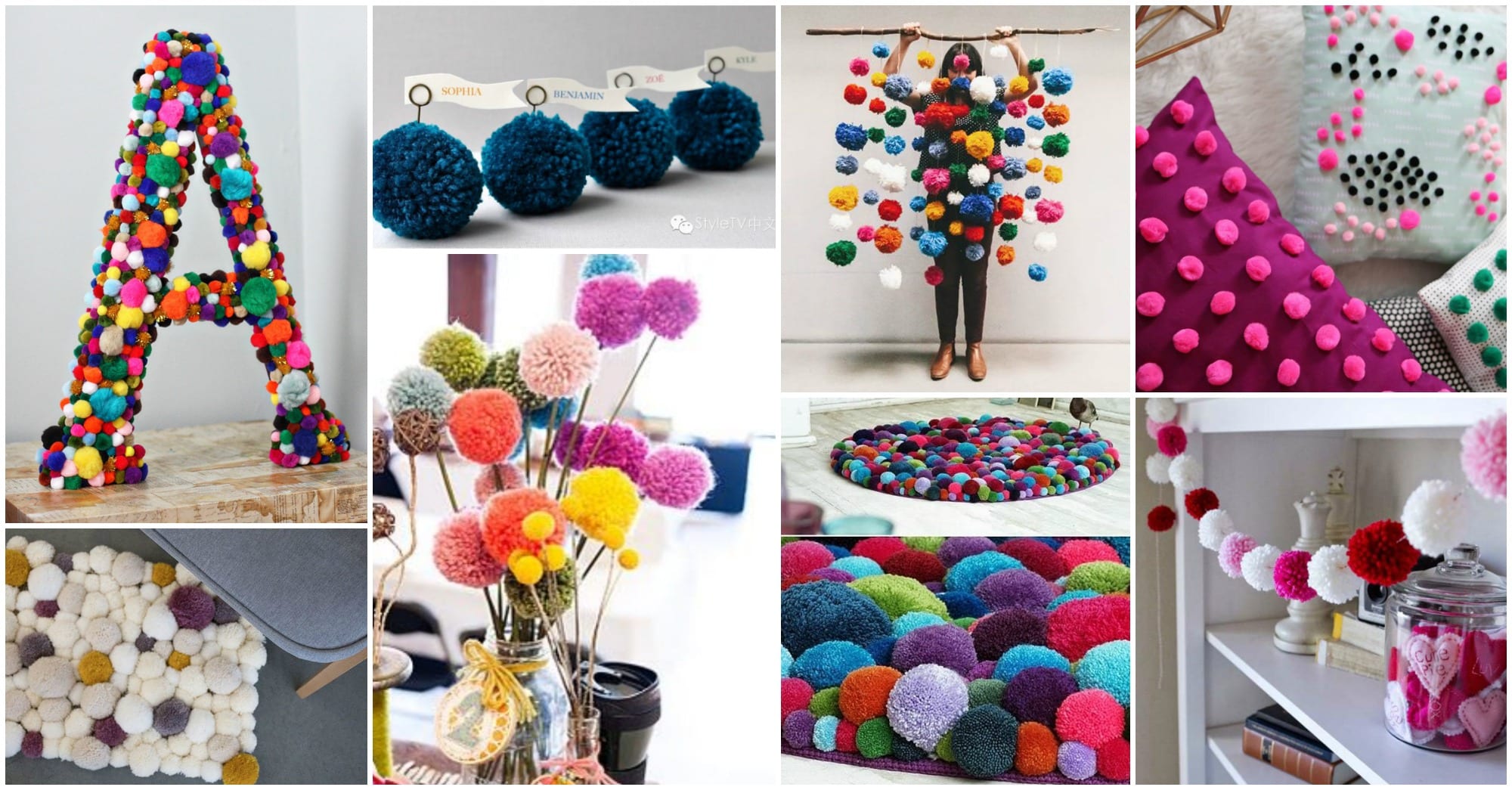 diy pom pom decor ideas