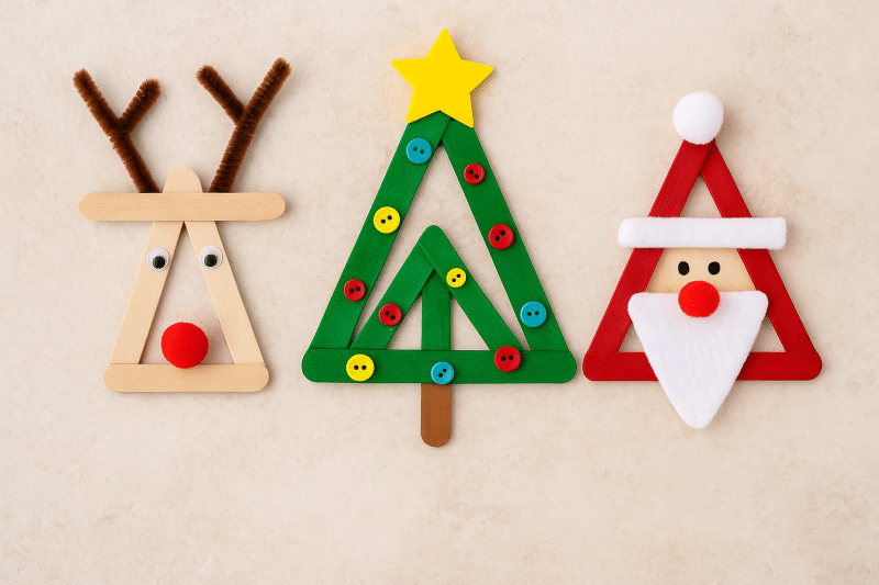 diy popsicle stick christmas decorations 2
