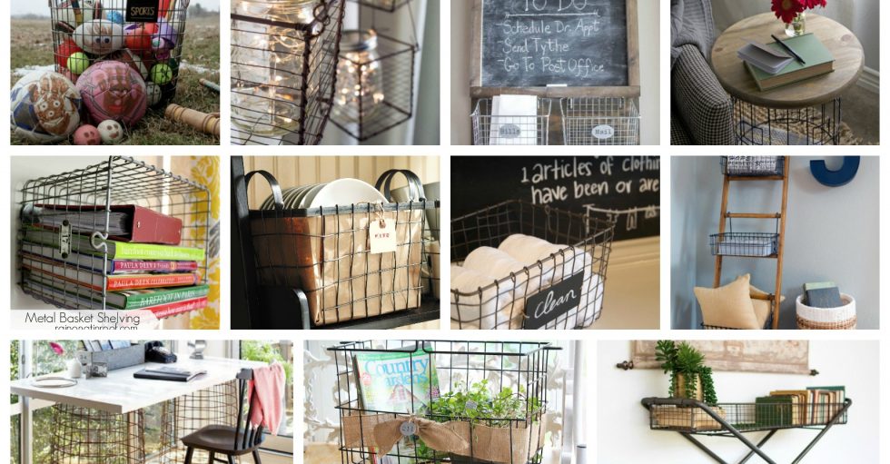 diy projects wire baskets