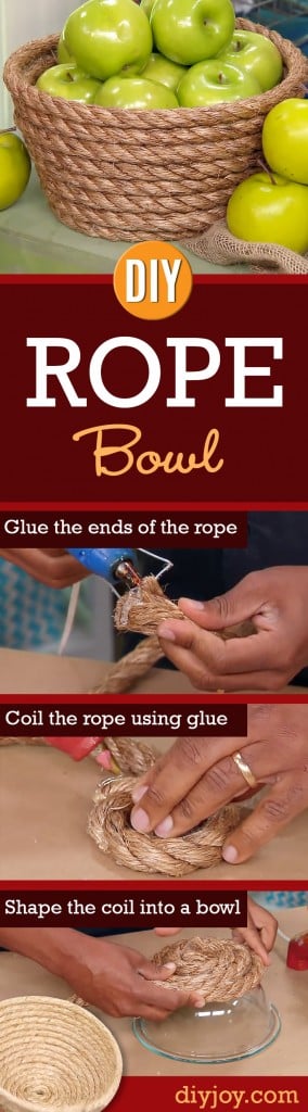 diy rope bowl