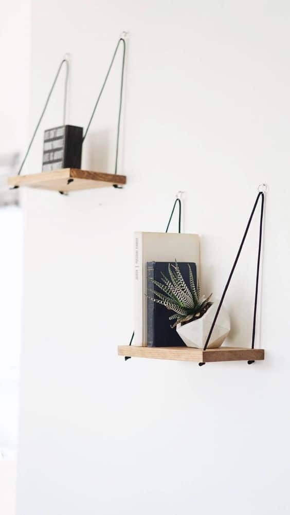 diy rope hanging shelf 4