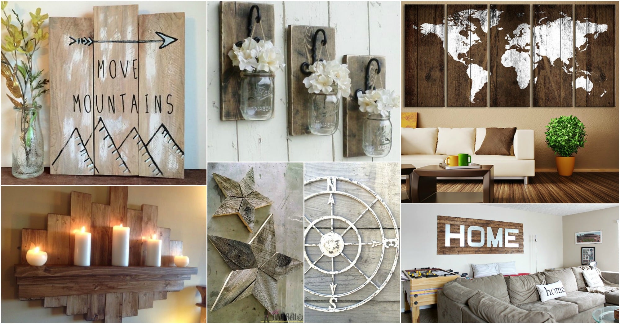 diy rustic wall art ideas