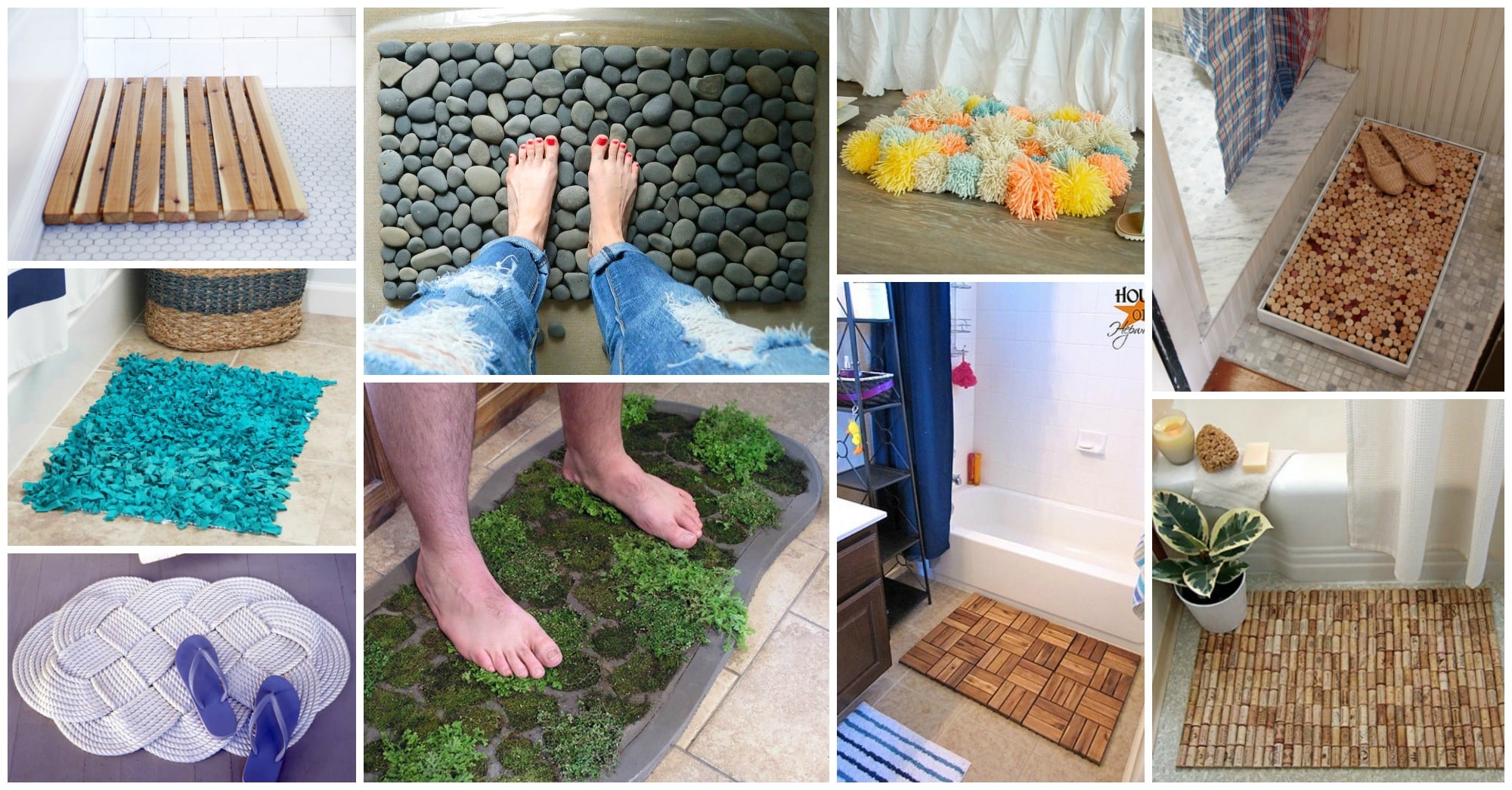 diy shower mats