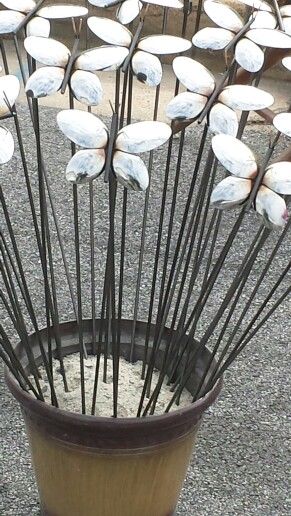 diy spoon crafts and ideas for garden 5