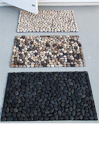 DIY Stone Floor Rug