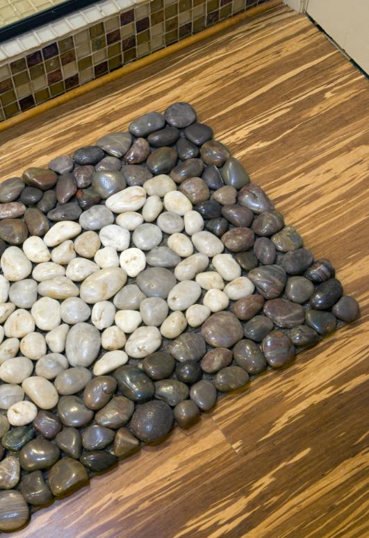 DIY Stone Floor Rug