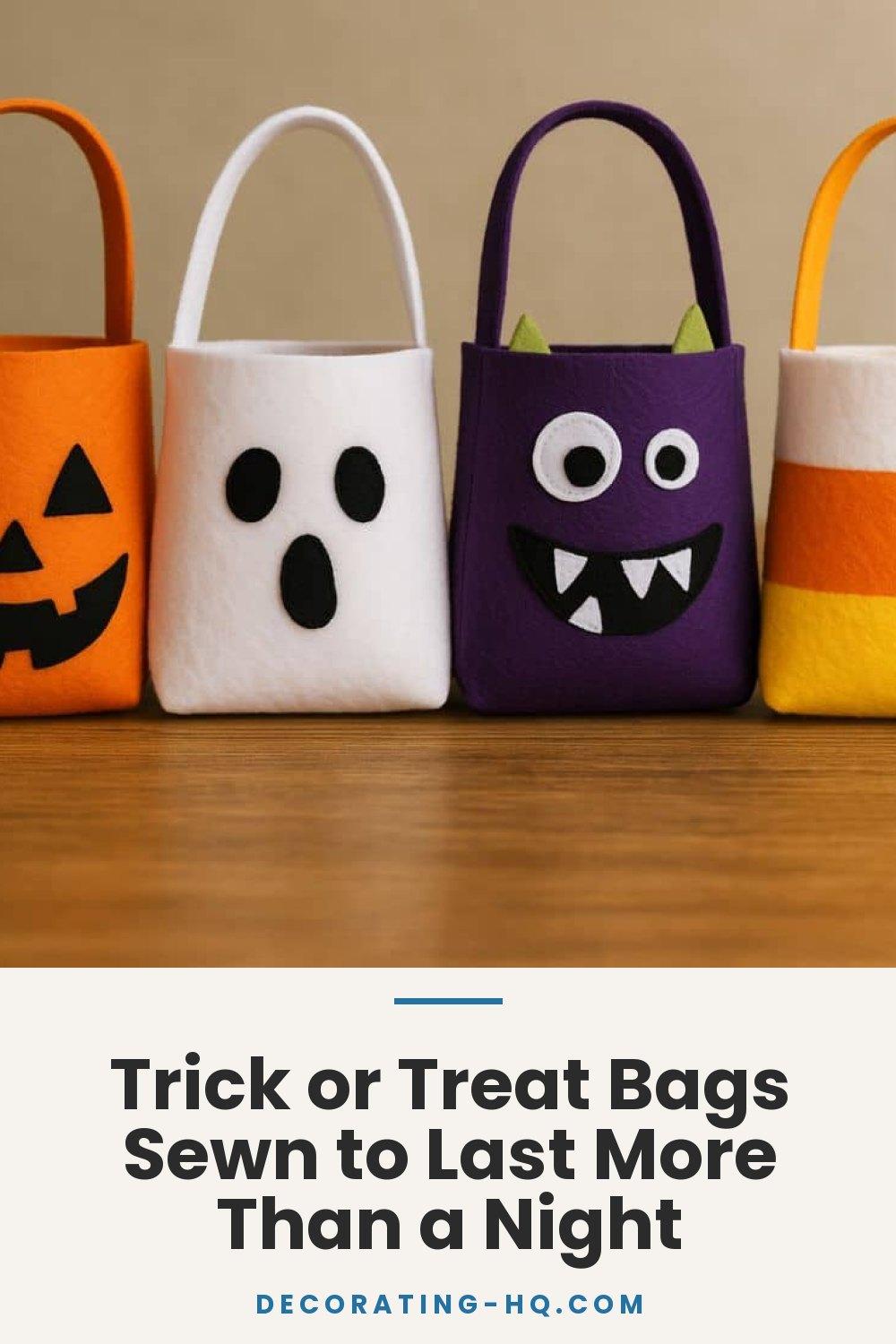 Trick or Treat Bags Sewn to Last More Than a Night