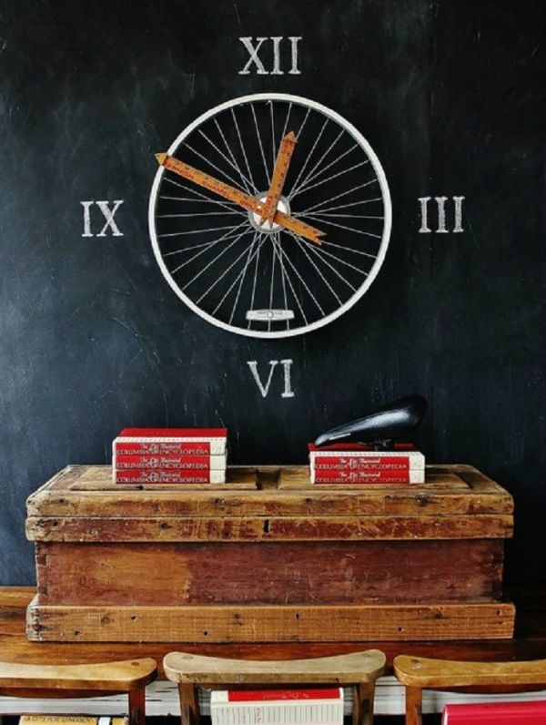 diy ways of reusing old bike wheels 2