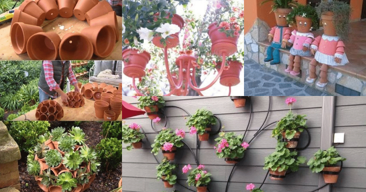 diy with terracotta pots