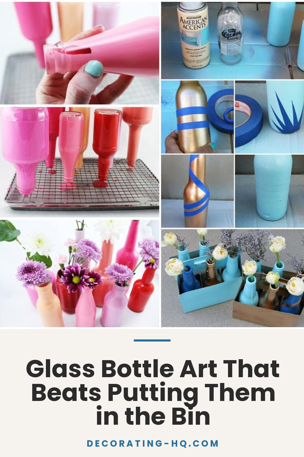 Glass Bottle Art That Beats Putting Them in the Bin