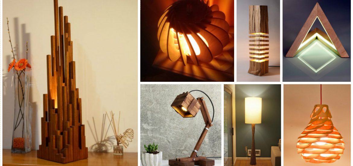 diy wooden lamp design