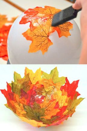 diys to try with autumn leaves 2