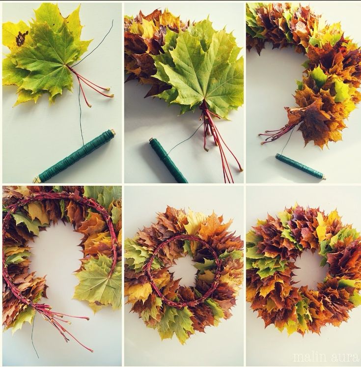 diys to try with autumn leaves